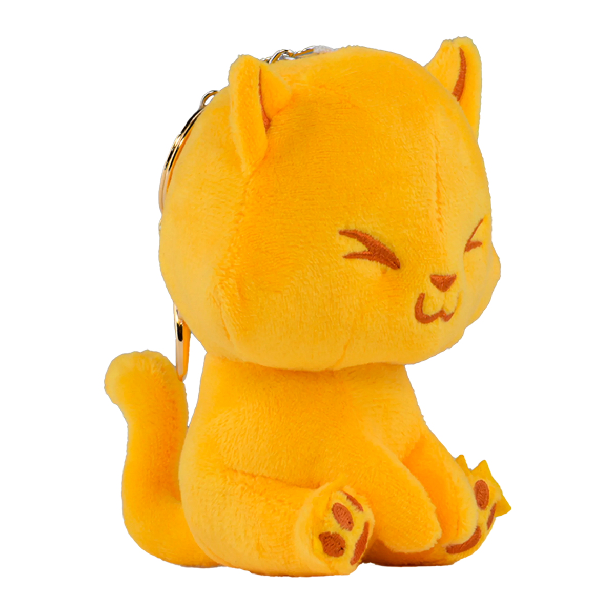 Plush Keychain Of a Yellow Cat