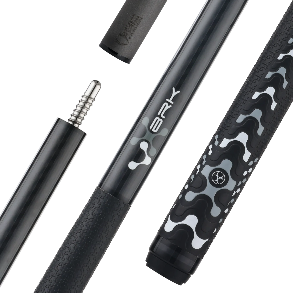 Poison VX Break Cue with Venom Carbon Fiber Shaft - Black/Gray