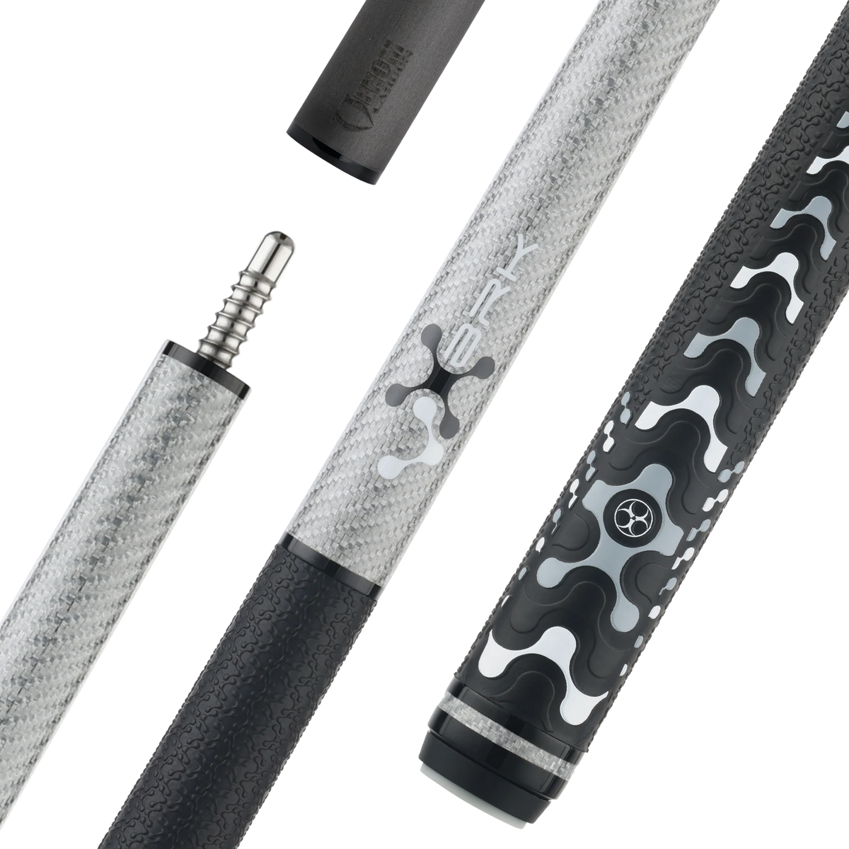 POISON VX BRK Gray and Black Break Cue