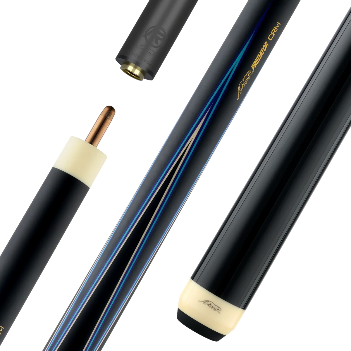 TS4 Carom Cue Black And Blue