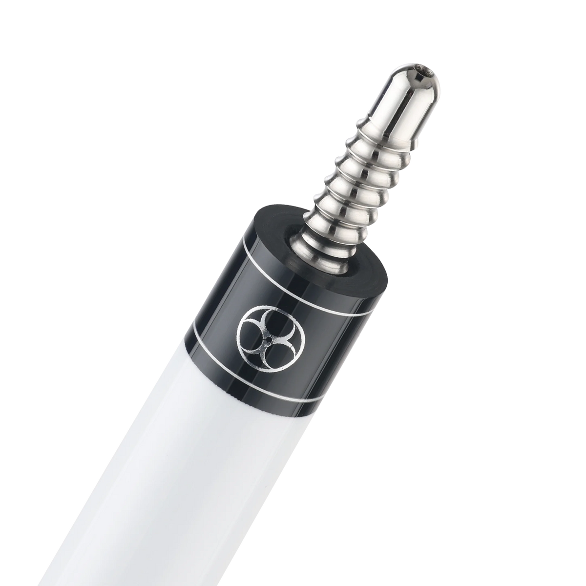 Maelith White and Black Vinyl Wrap Radial Pin