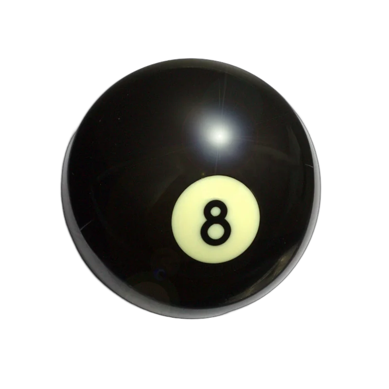 Aramith Black Number 8 Pool Ball, 57.2 mm