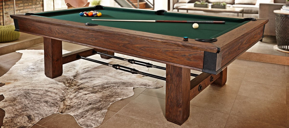 Brunswick Canton 8ft Black Forest Pool Table In a Room