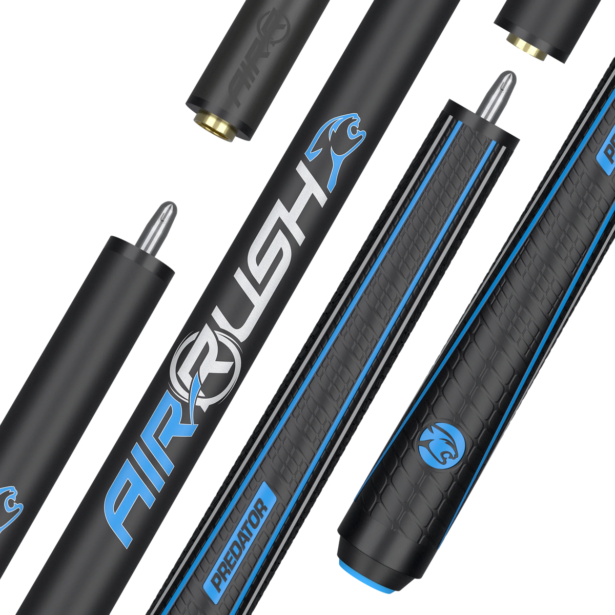 AirRush Professional Jump Cue Black Sports Wrap
