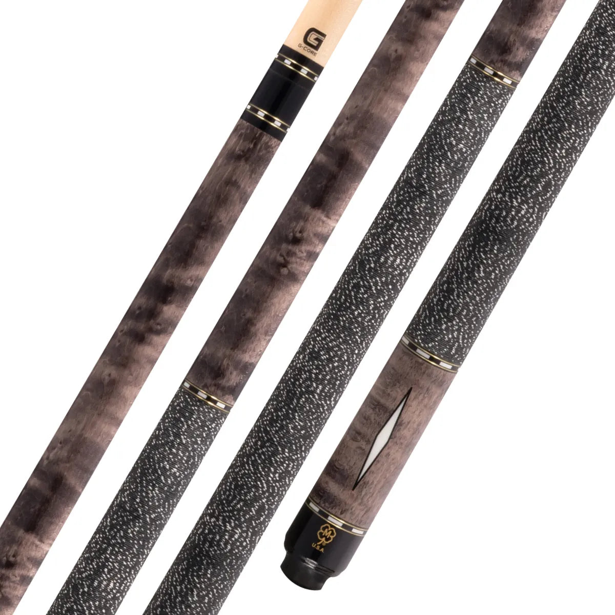 McDermott G302 Birdseye Maple Pool Cue Forearm and Butt