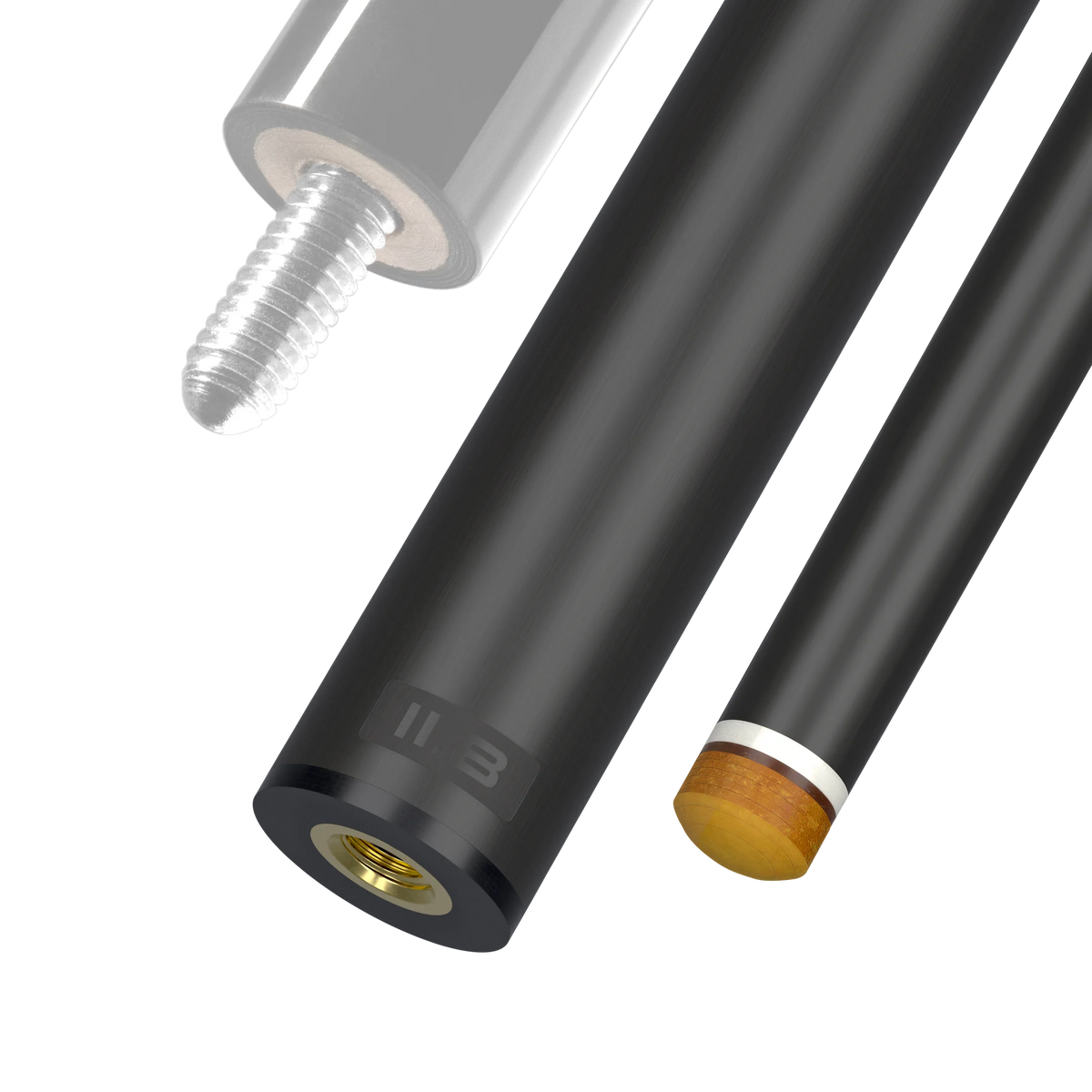 11.8 mm 5/16x18 Joint White Vault Plate REVO Carbon Fiber Pool Shaft