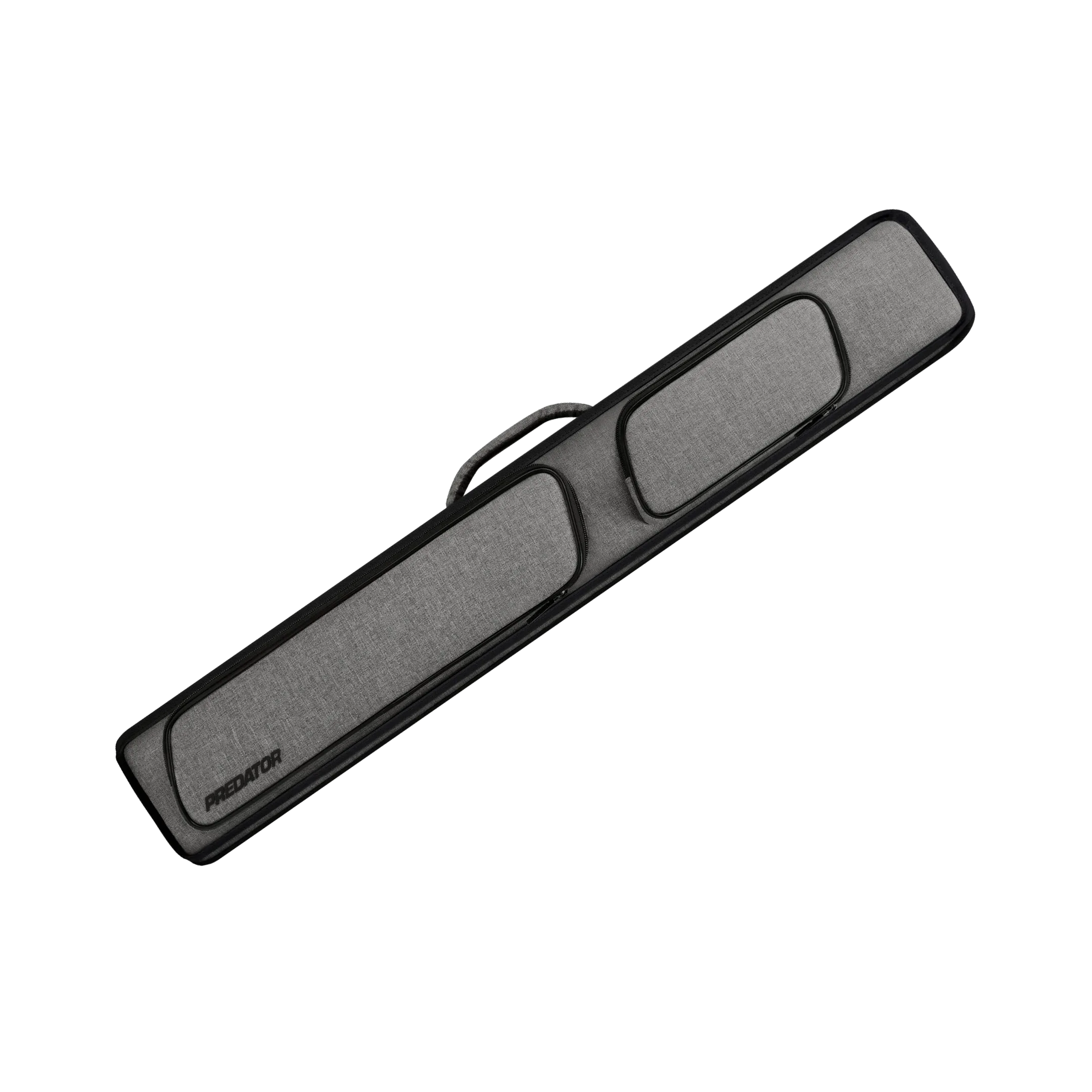 Metro Light Grey 2x4 Pool Cue Case Angled