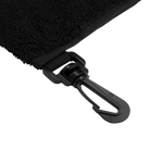 Black CSI towel with black clip