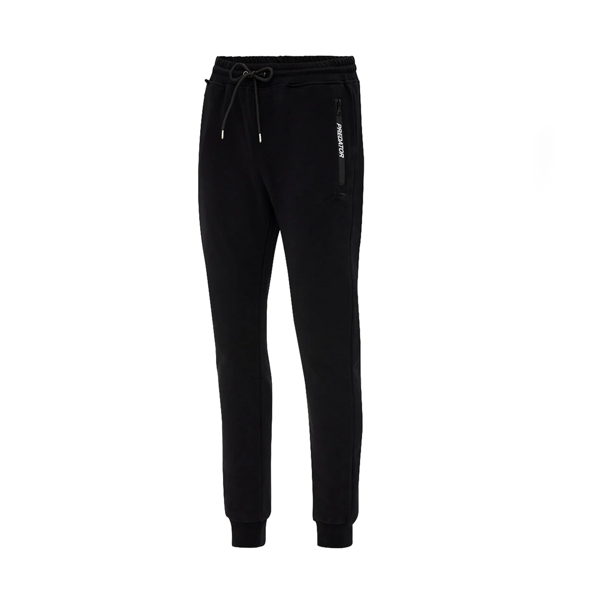 Black jogger pants with a PREDATOR branding