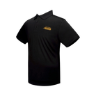Predator Quick Dry Black Polo Shirt Side