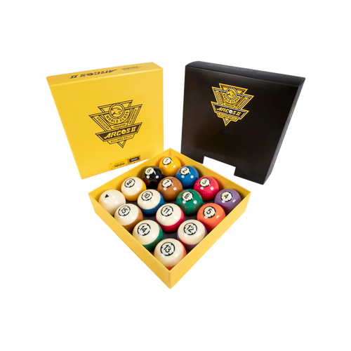 Arcos II Billiard Ball Set with Packaging