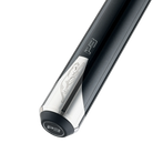 P3 Black Pool Cue No Wrap Butt Closeup Rotated