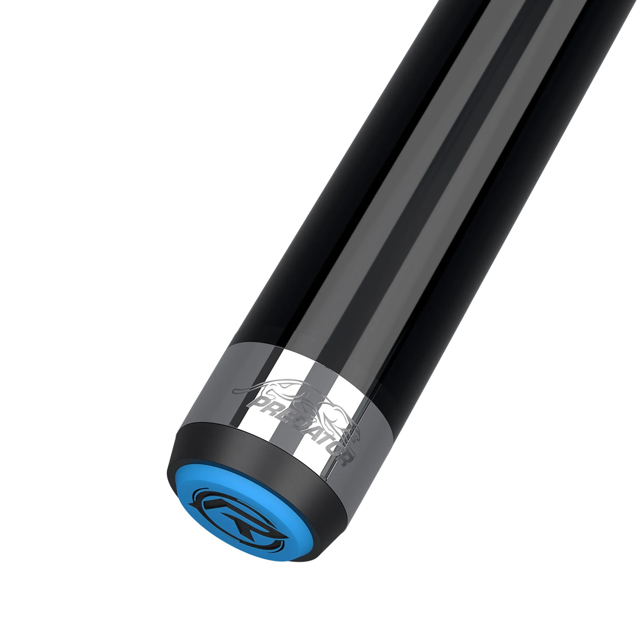 BKRush Break Cue Black No Wrap Butt With Predator Brand Mark