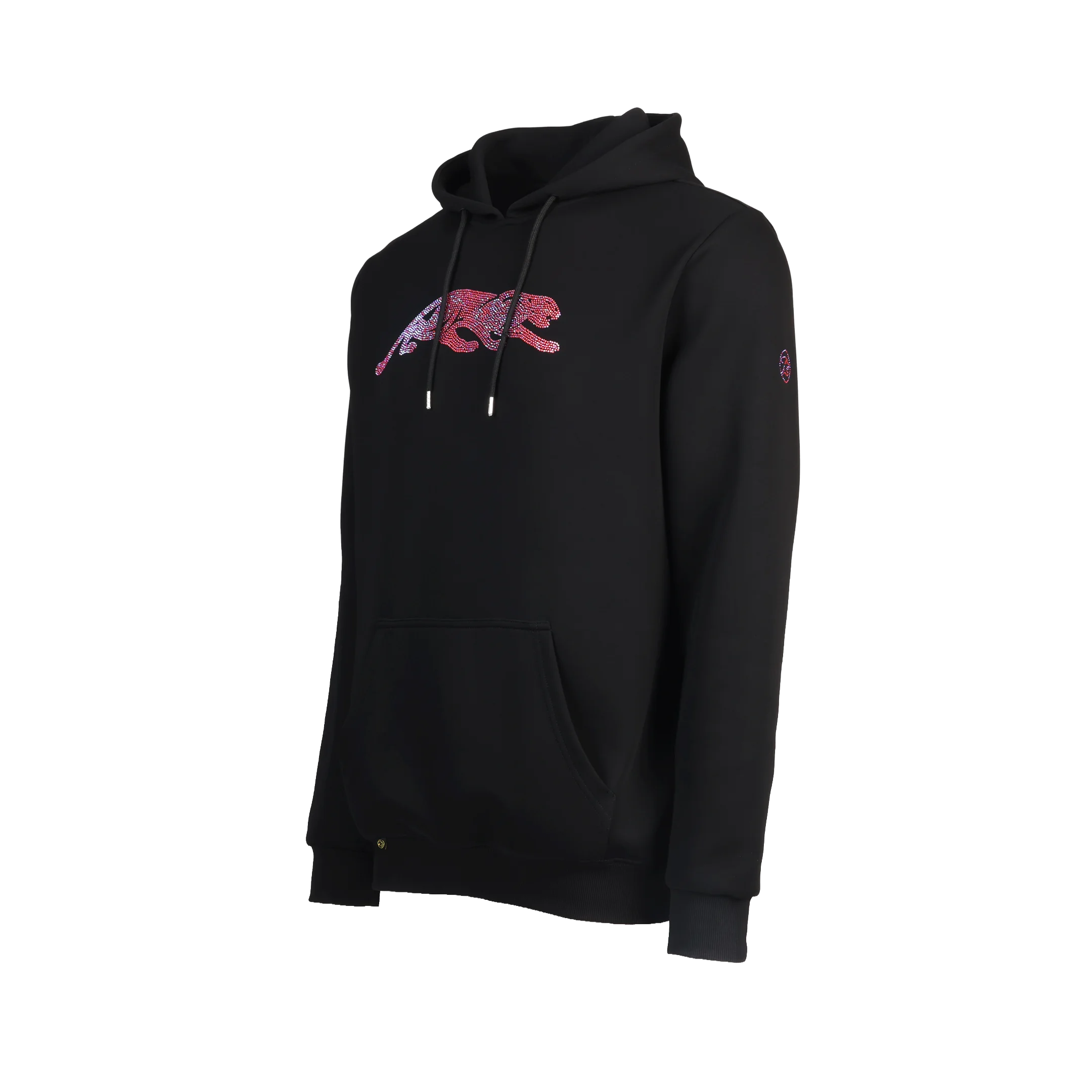 Champion Shine Hoodie Black with Pink Panther