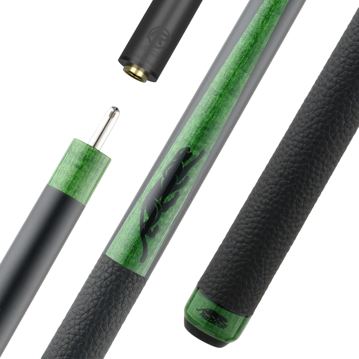SP2 Green Stained 1 Professional Pool Cue