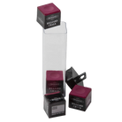 Brunswick Billiard Chalk, Burgundy, 4 Pieces with Clear Storage Tube and Chalk Holder