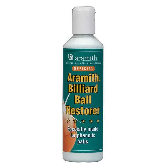 Bottle of Aramith Billiard Ball Restorer for Phenolic Balls