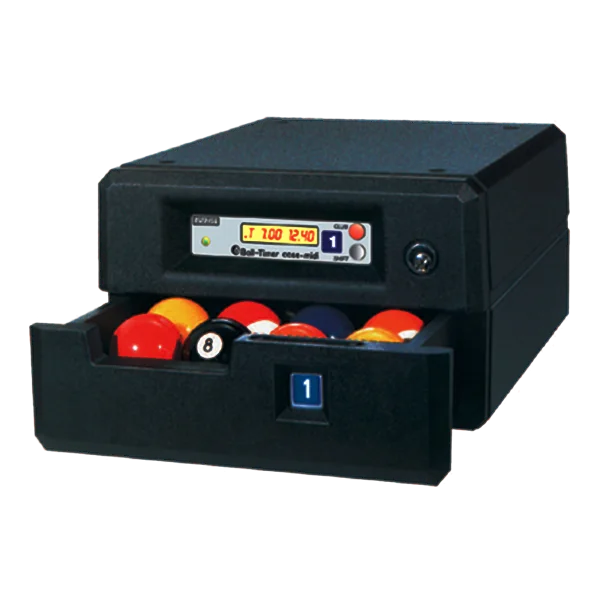 Ball Timer Case Midi Billiard Time Billing System With LED Display and Open Ball Drawer