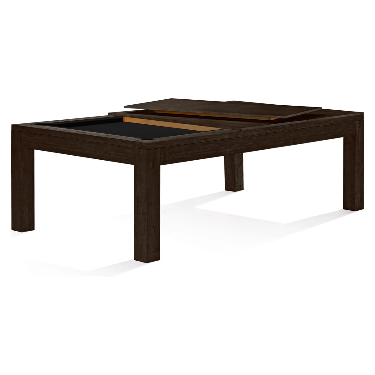 Brunswick Espresso Billiard Dining Room Table Open Top