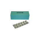 Moori Slow 13 mm Cue Tips in Blister Packs With Teal Box