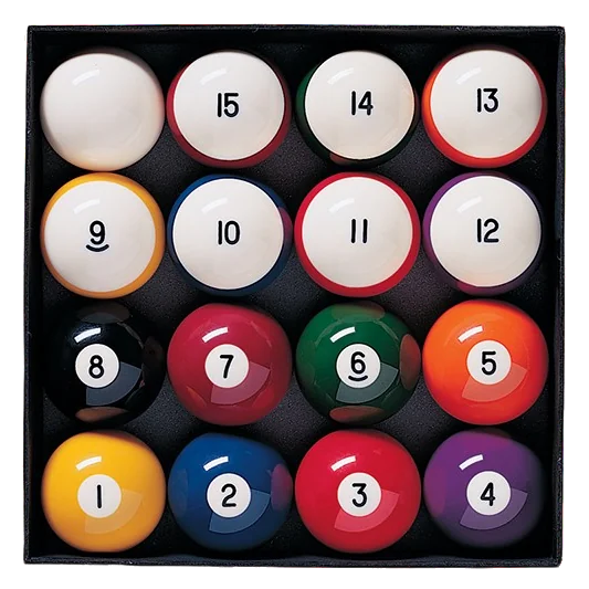 Brunswick Heritage Pocket Ball Set, 15 Numbered Balls And Cue Ball