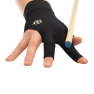 Bridge Hand Wearing A Black McDermott Billiard Glove For Left-Handed Players