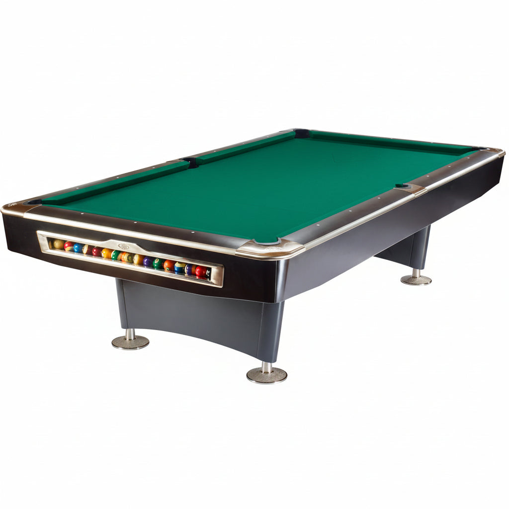 Olio 4909 Matte Black 9ft Pool Table