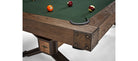 Brunswick Dameron 8ft Nutmeg Pool Table Corner