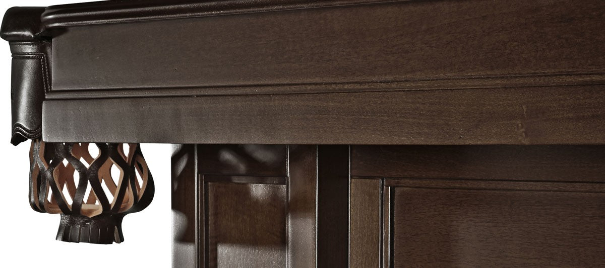 Brunswick Oakland II Espresso 8ft Pool Table Details