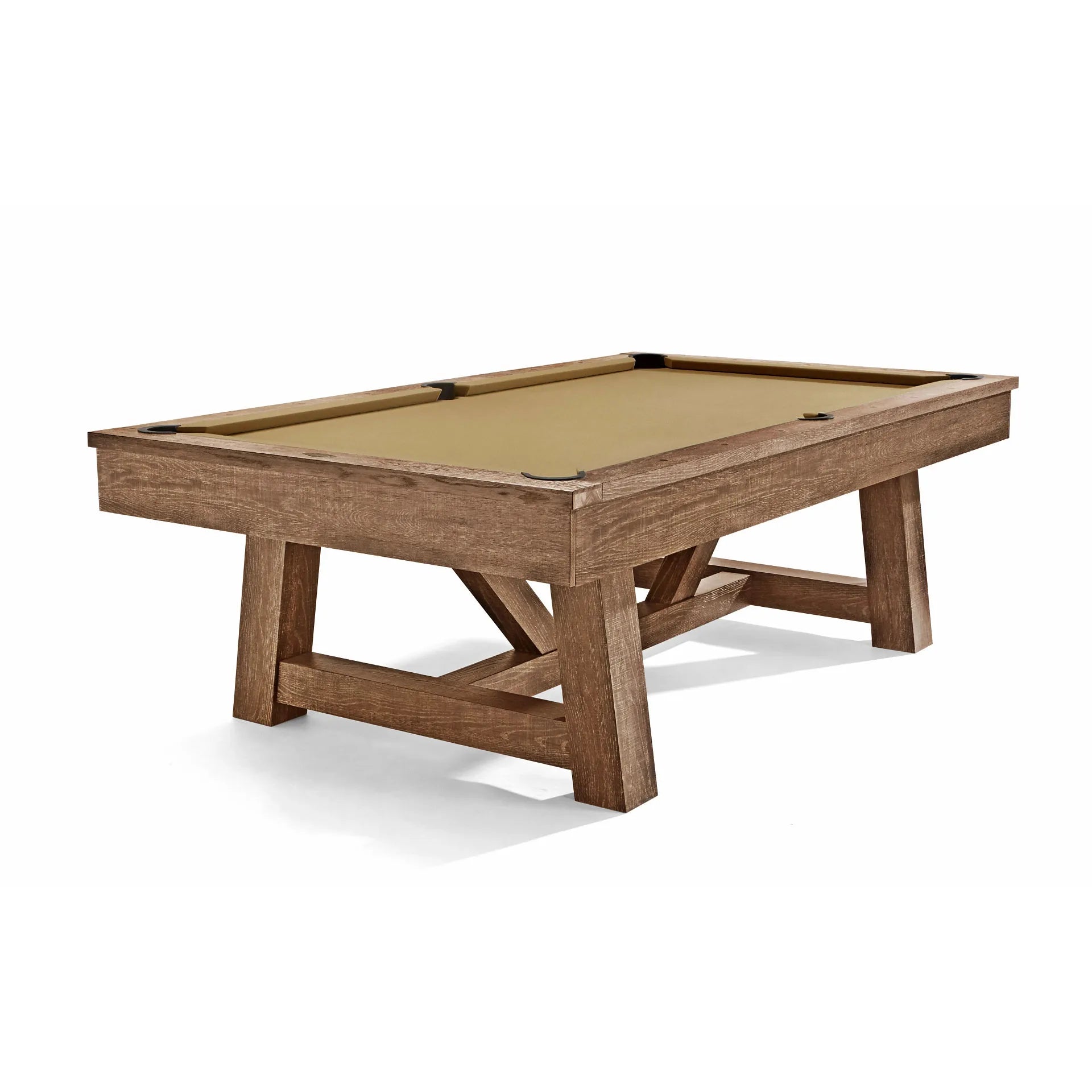 Brunswick Botanic 7ft Rustic Dark Brown Pool Table