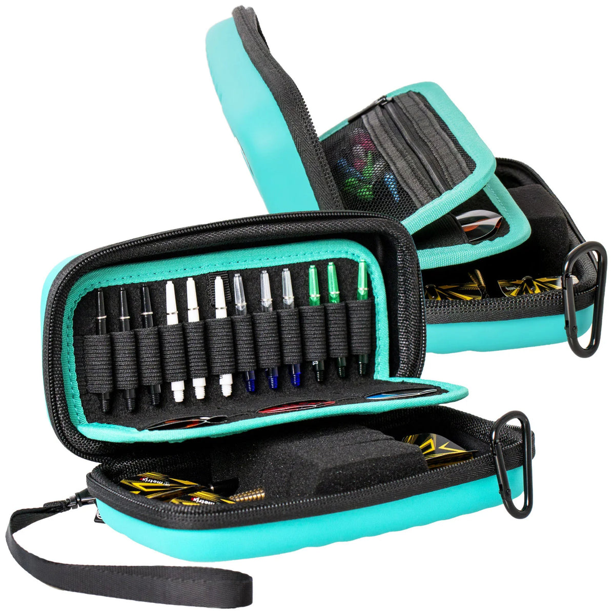 2 Bull's Orbis XL 3 Dart Case Mint with Accessories