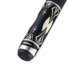 Blak5 3 Pool Cue Leather Wrap Butt With Predator Brand Mark Rotated