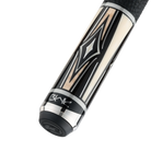 Blak5 1 Pool Cue Leather Wrap Butt With Brand Mark Rotated