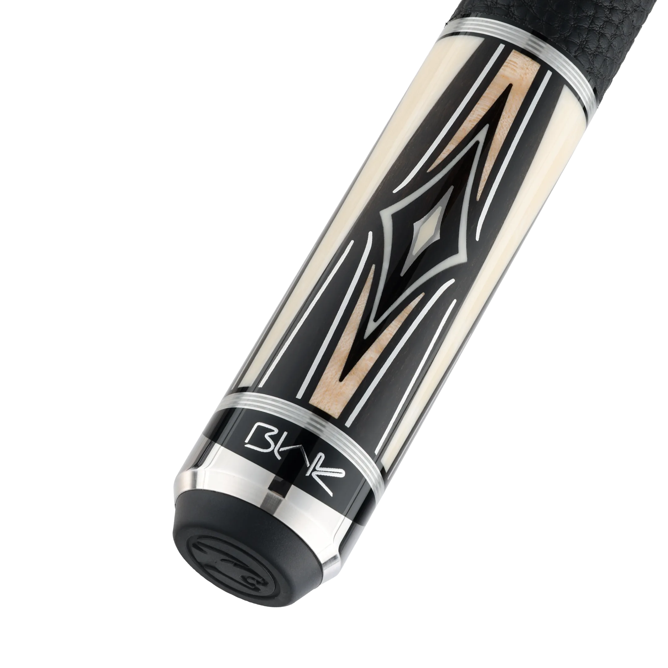 Blak5 4 Pool Cue Leather Wrap Butt With Brand Mark