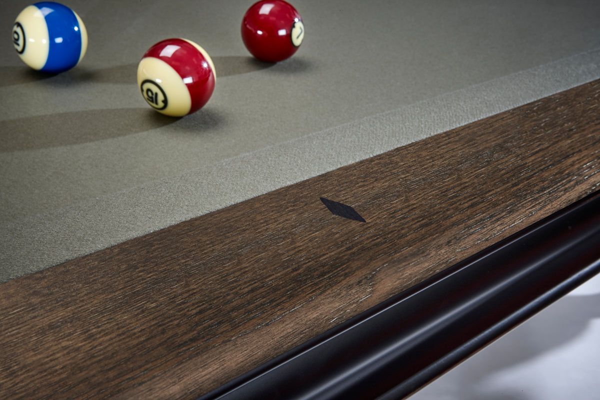 Brunswick Glenwood Matte Black Pool Coffee Table Railing
