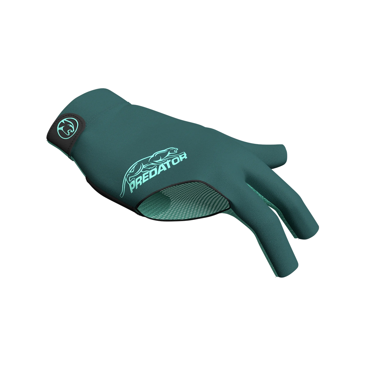 Predator Second Skin Billiard Glove  Green and Teal Right Hand