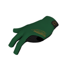 Green glove with gold Predator branding left hand
