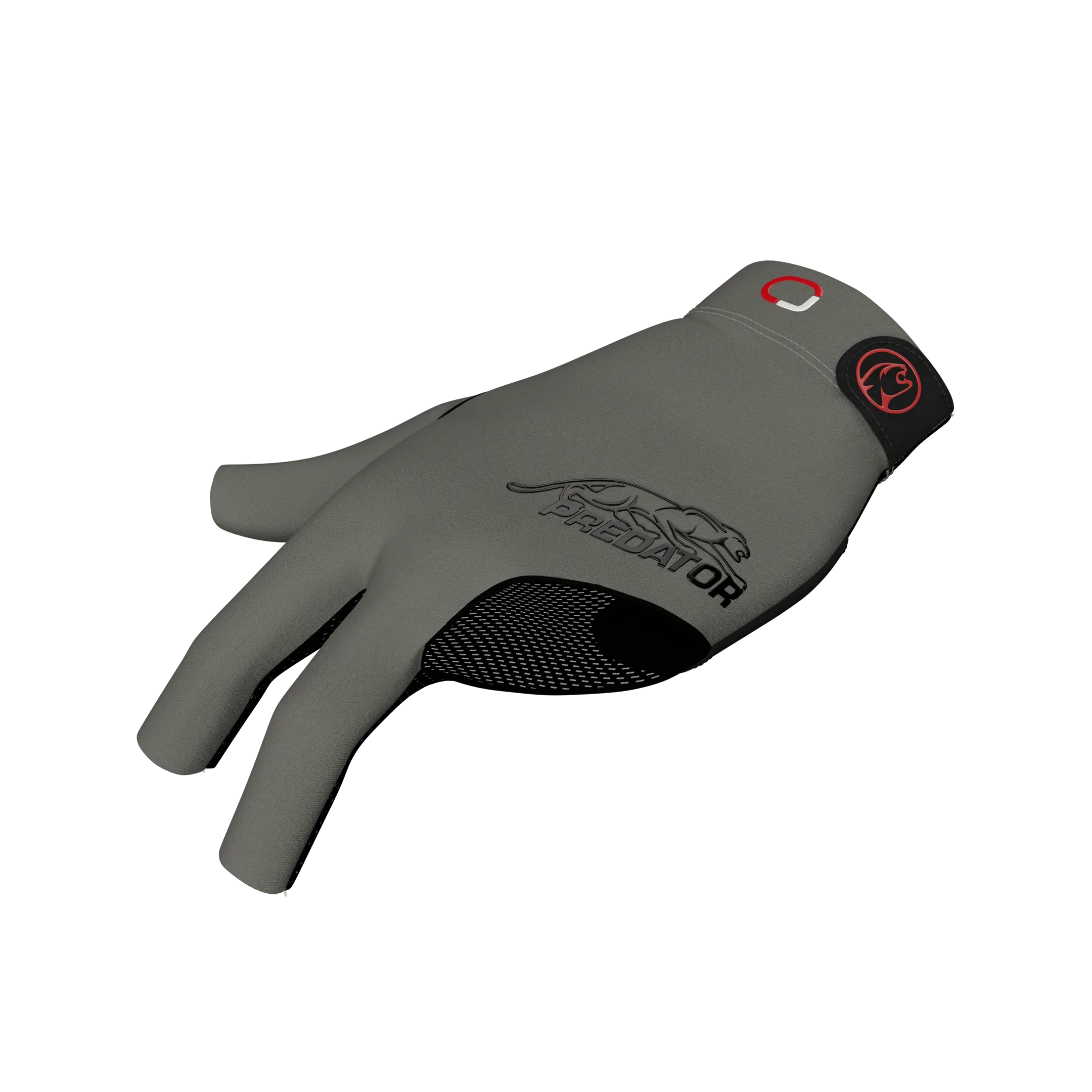 Grey glove with black Predator branding