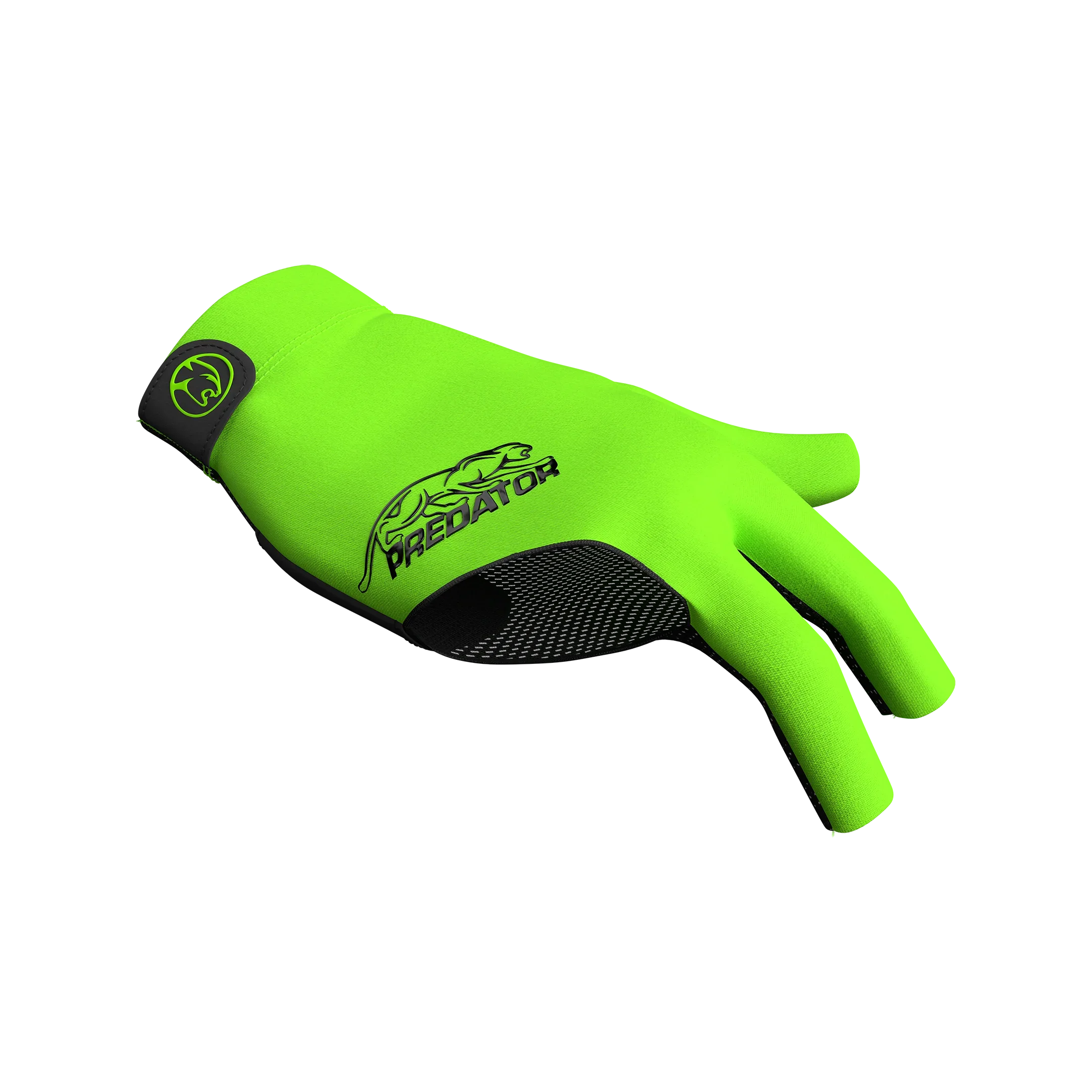 Neon Green Predator Second Skin Billiard Glove Right Hand