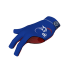 Blue glove with a red interior and CSI branding