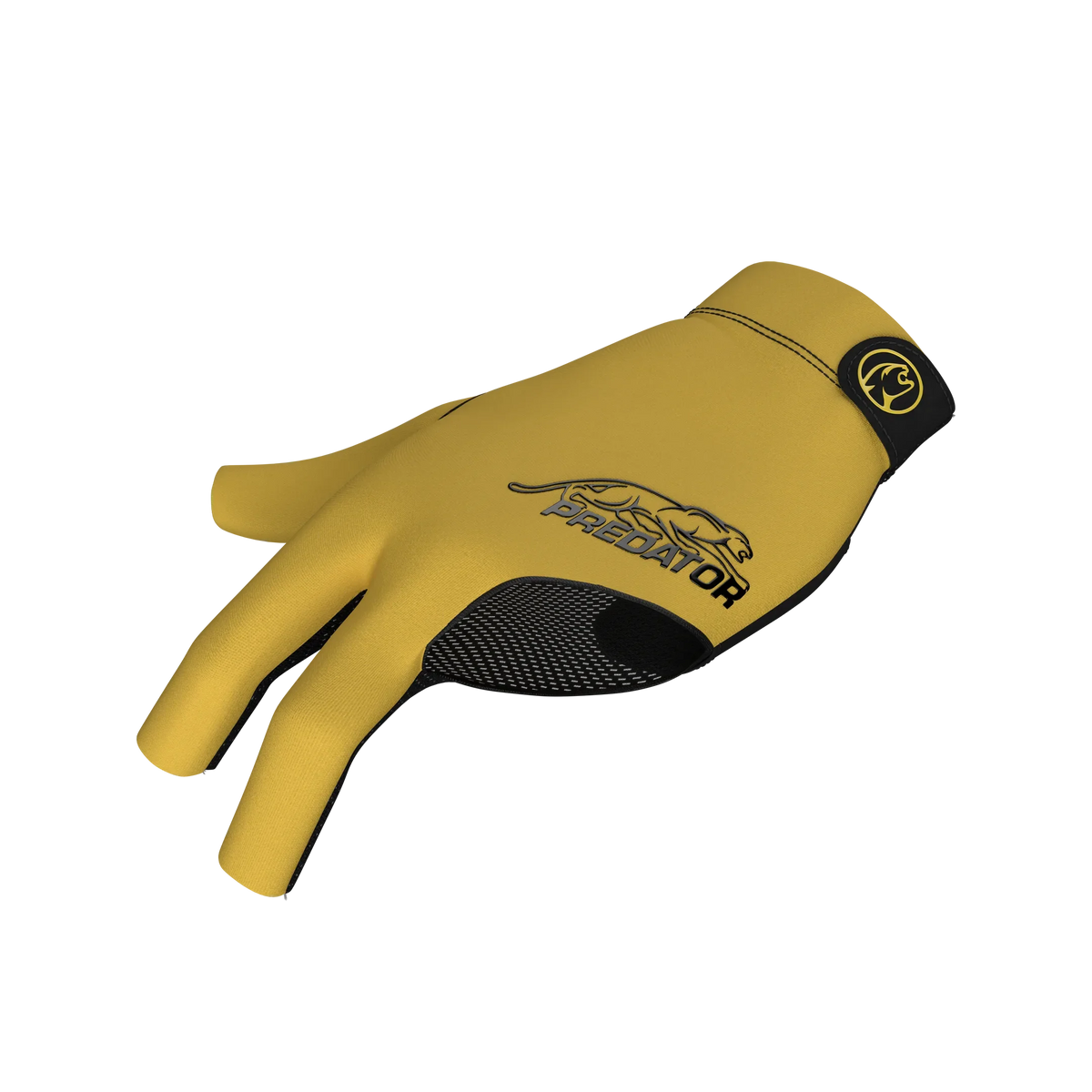 Yellow glove with black Predator branding