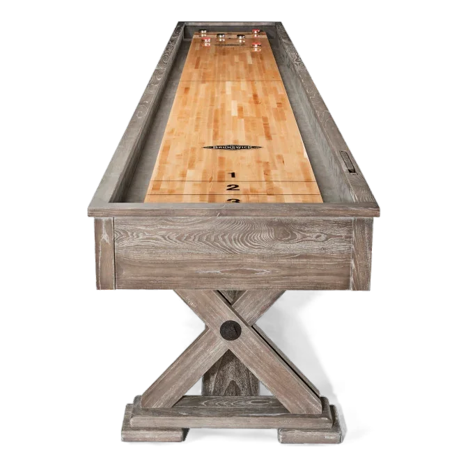 Brunswick Brixton 14 ft Shuffleboard Table Driftwood