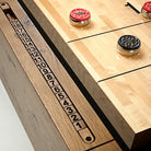Brunswick Parsons 12 ft Shuffleboard in Natural Oak With Scoreboard