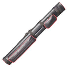 Cyber Oval 2x2 Black/Red Hard Pool Cue Case With Shoulder Strap