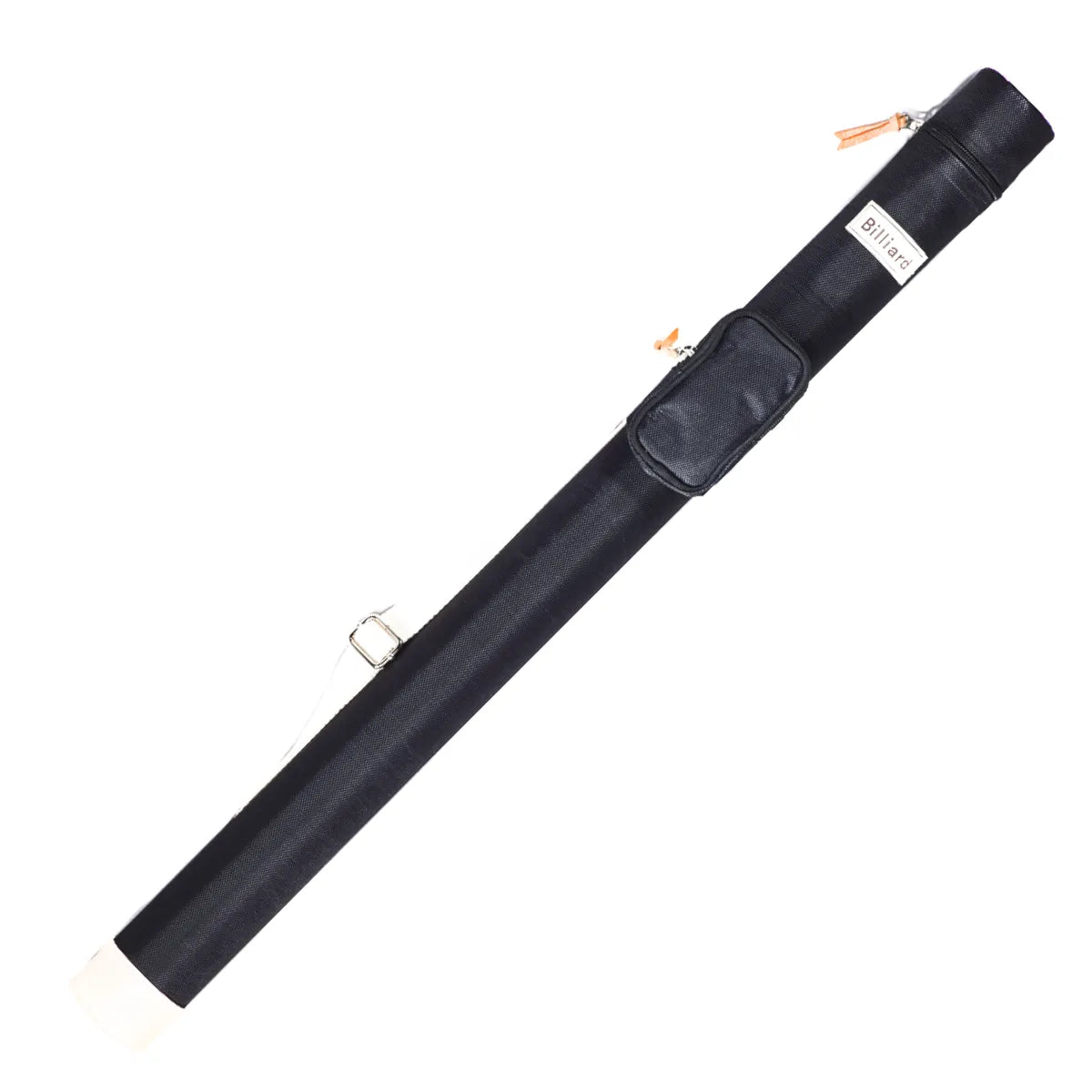 Billiard Oval 1x1 Black Hard Pool Cue Case With Shoulder Strap