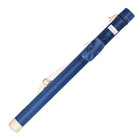 Billiard Oval 1x1 Blue Hard Pool Cue Case With Shoulder Strap