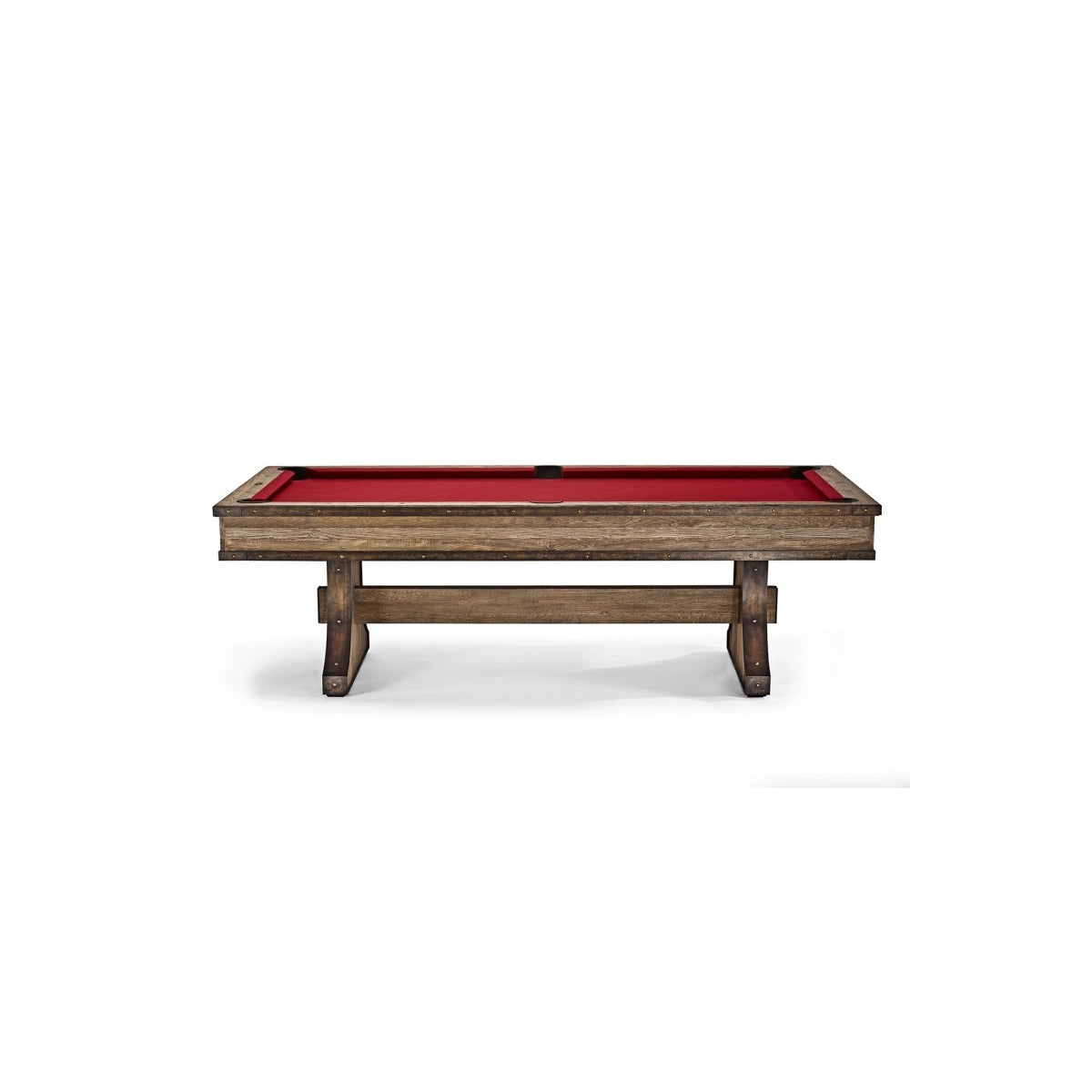 Edinburgh Pool Table With Red Cloth