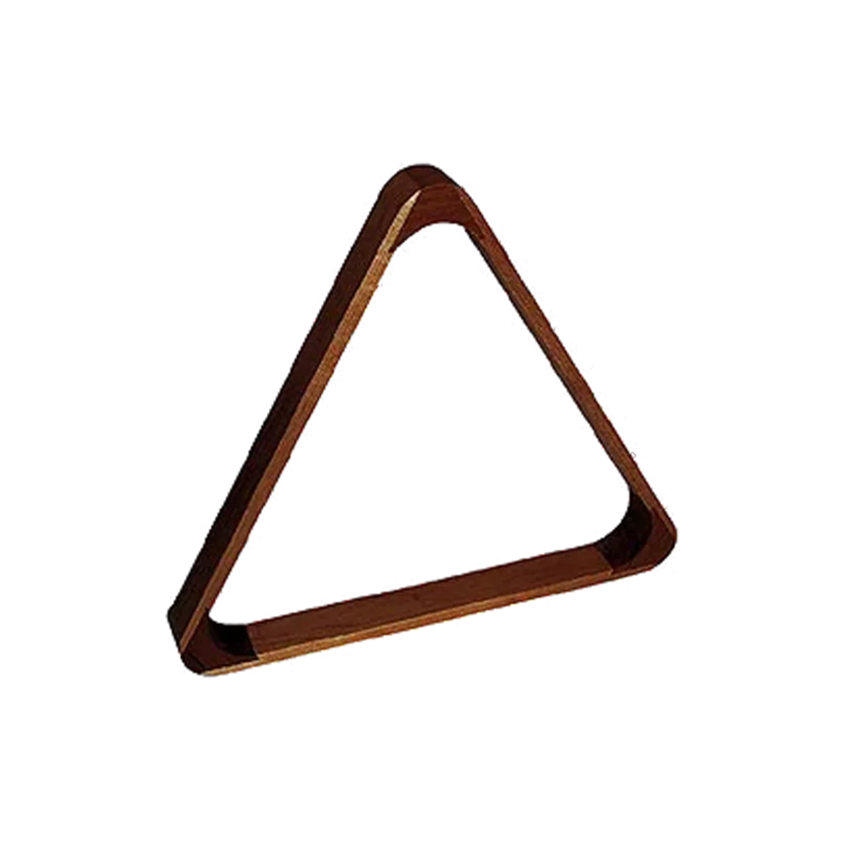 Brown Wooden Triangle Rack for Pool Balls