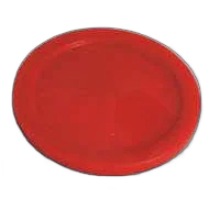 Red Air Hockey Puck, 63 mm, Seen from the Side