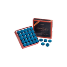 Brunswick Dual Leather Cue Tips Box With Blue Tips